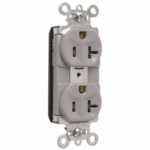 Pass & Seymour® PT5362GRY Straight Blade Receptacles