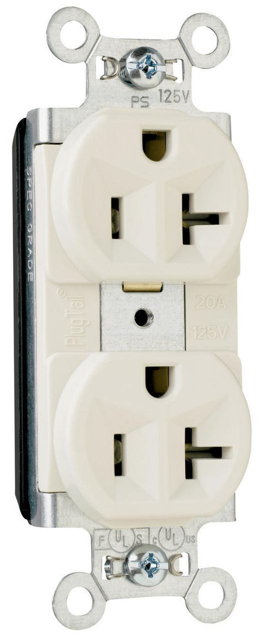 Pass & Seymour® PT5362LA Straight Blade Receptacles