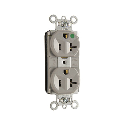 Pass & Seymour® PT8300HGRY Straight Blade Receptacles