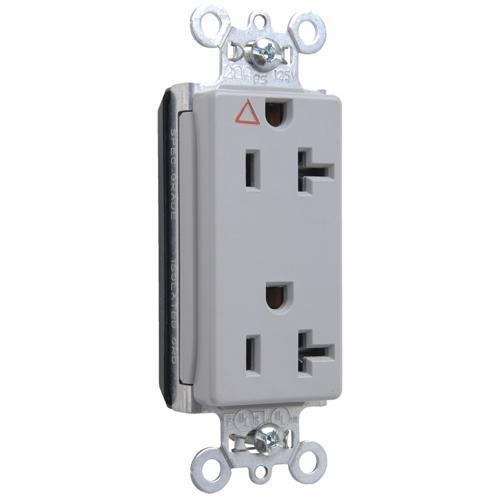 Pass & Seymour® PTIG26362GRY Straight Blade Receptacles