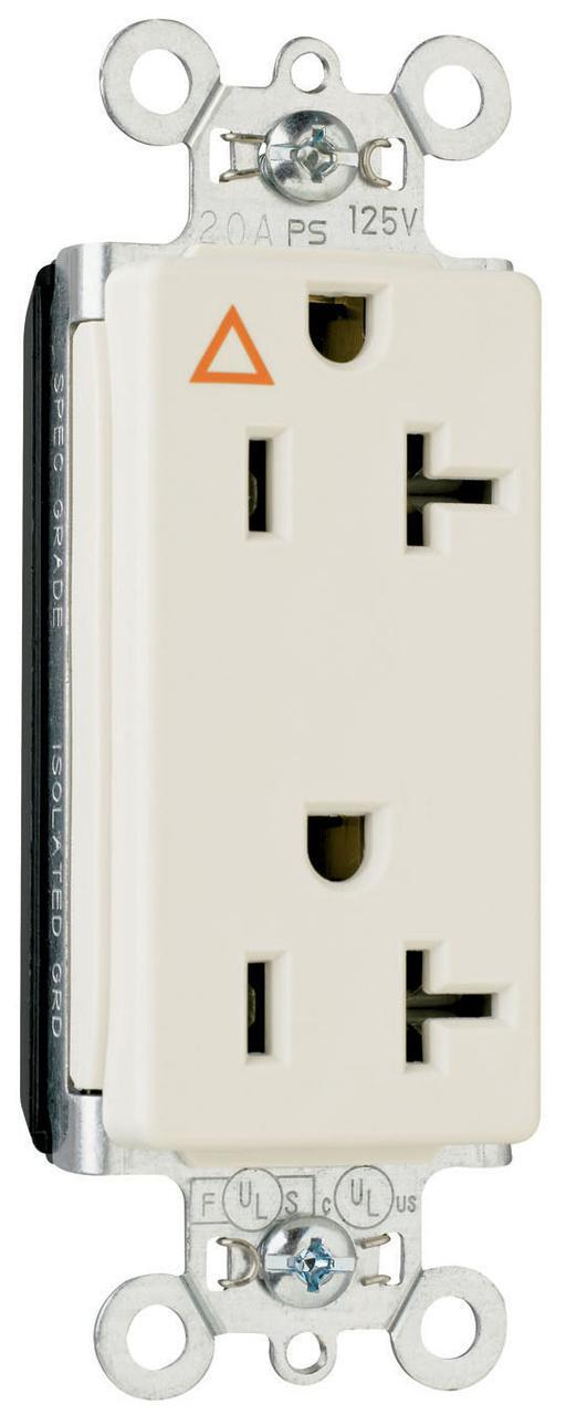 Pass & Seymour® PTIG26362I Straight Blade Receptacles