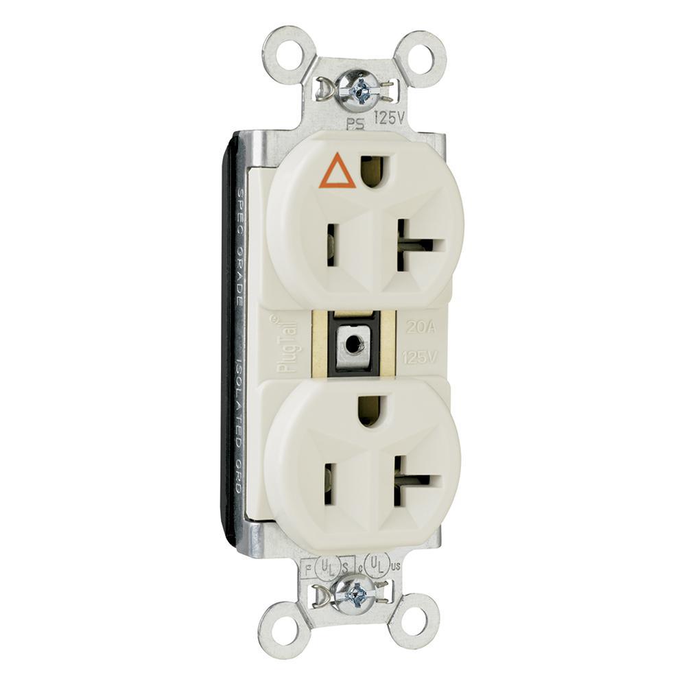 Pass & Seymour® PTIG5362LA Straight Blade Receptacles