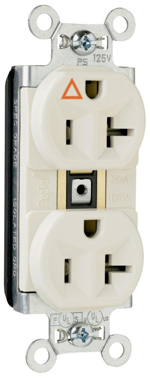 Pass & Seymour® PTIG5362RED Straight Blade Receptacles