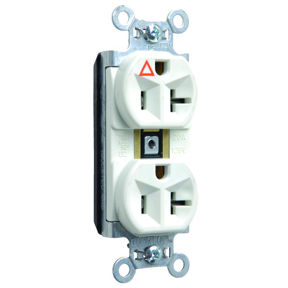 Pass & Seymour® PTIG5362W Straight Blade Receptacles
