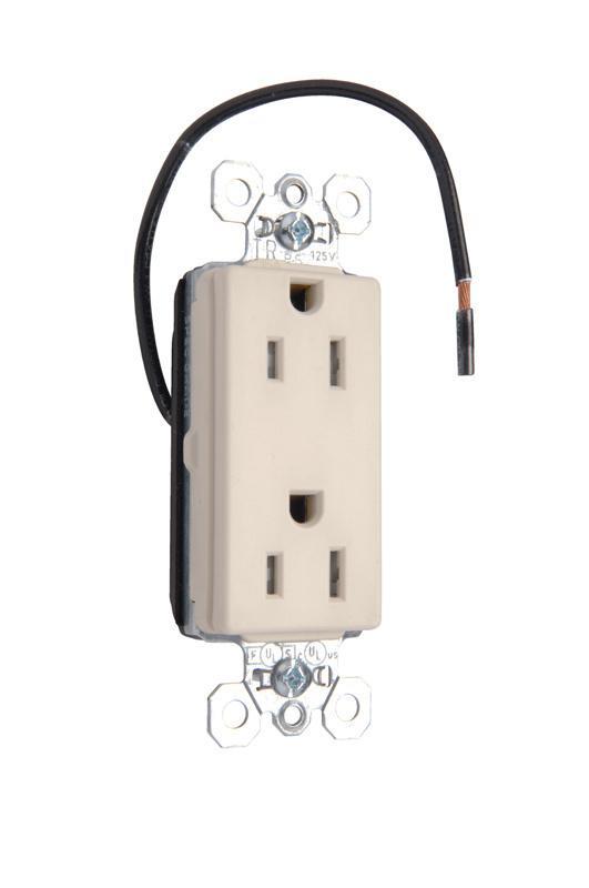 Pass & Seymour® PTTR26262CDLA Straight Blade Receptacles