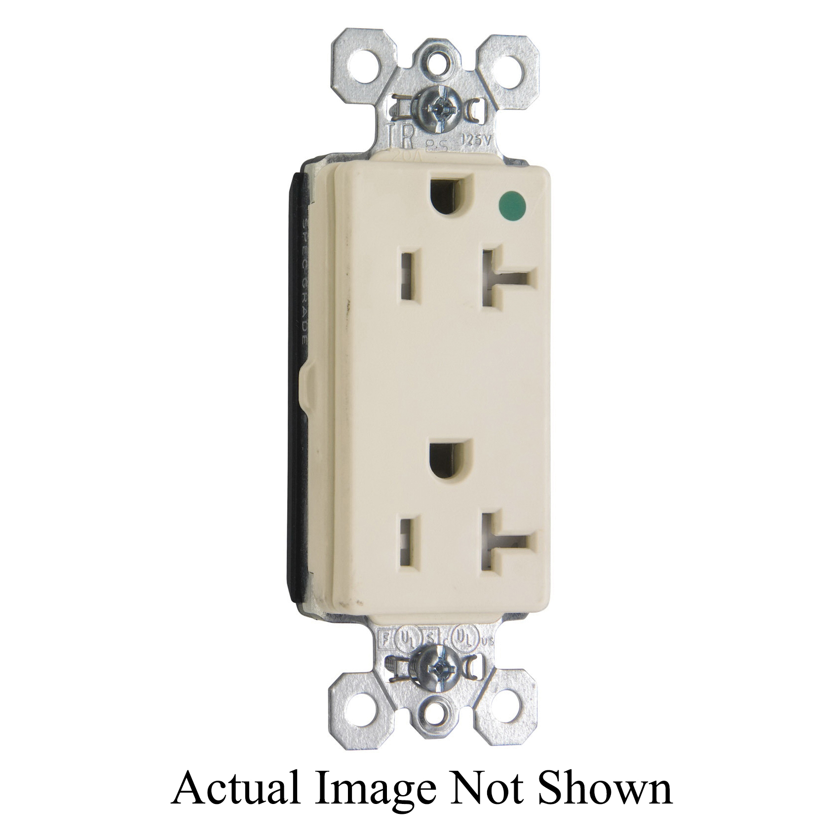 Pass & Seymour® PTTR26262SCCH Straight Blade Receptacles