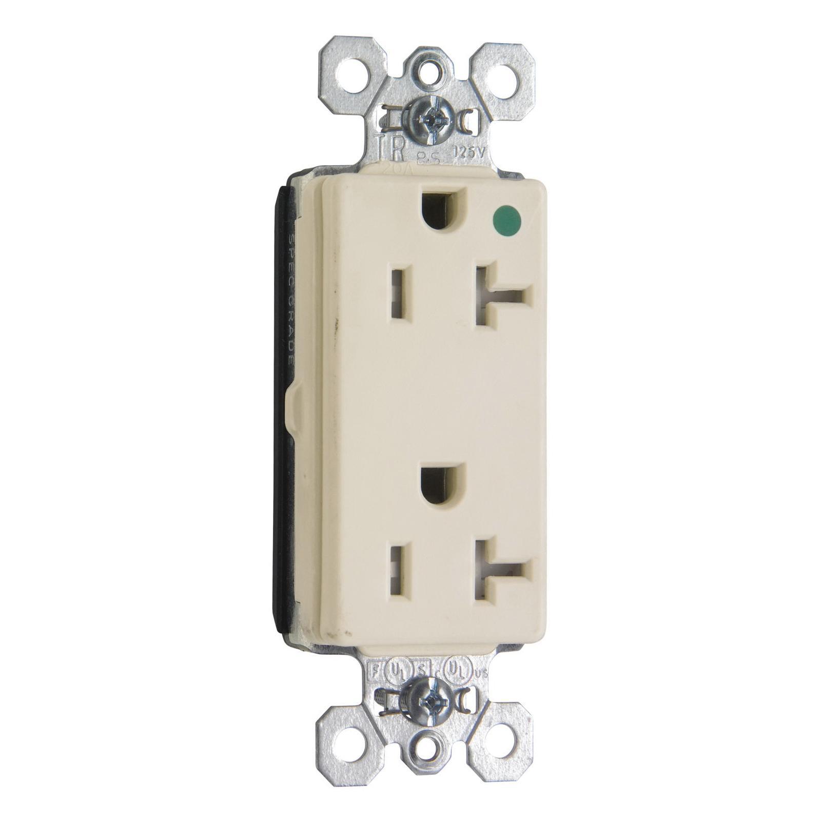 Pass & Seymour® PTTR26362HGI Straight Blade Receptacles