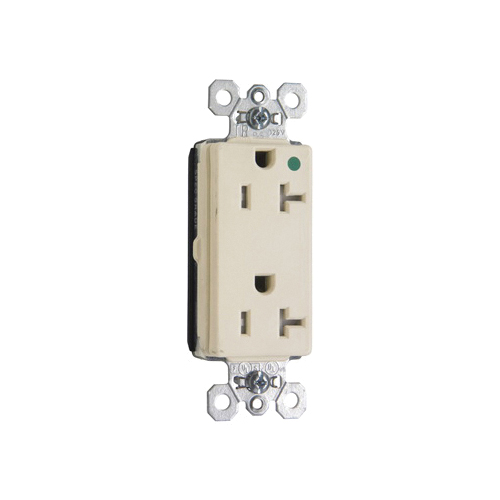 Pass & Seymour® PTTR26362HGRED Straight Blade Receptacles