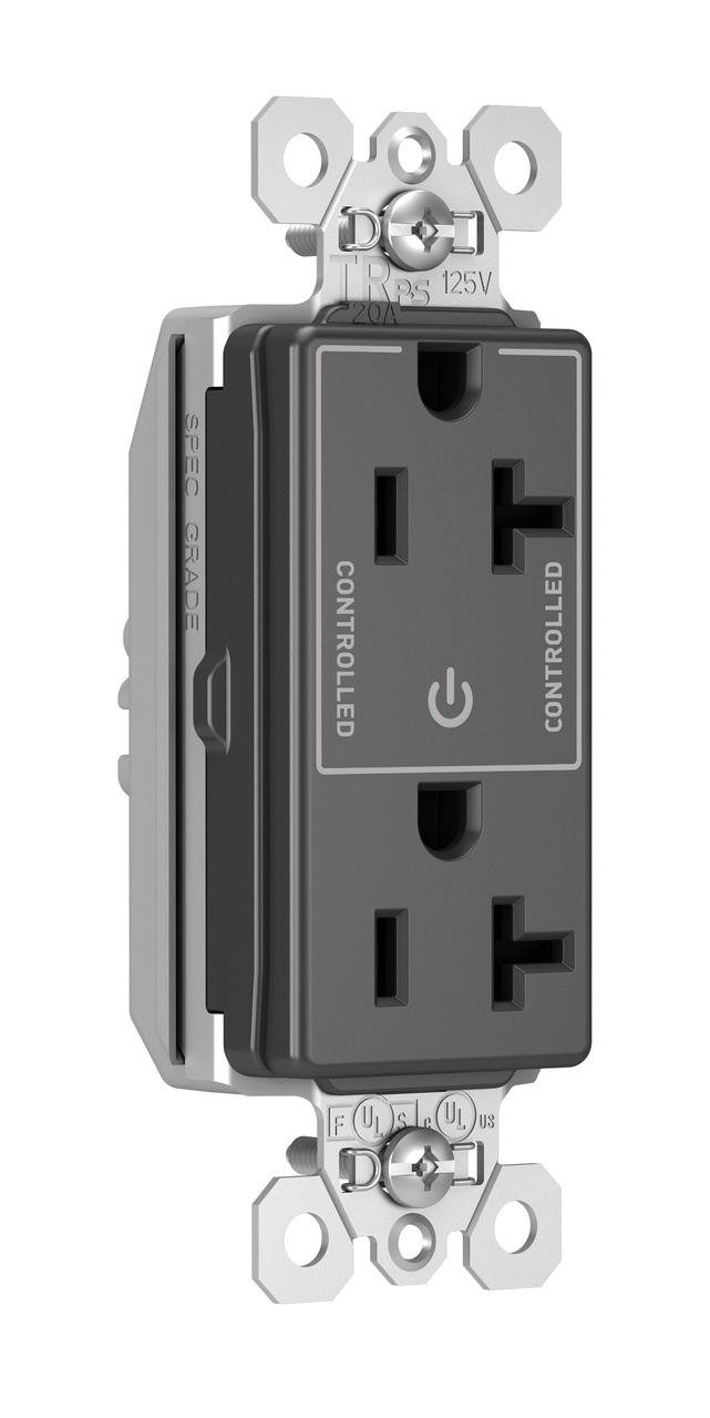 Pass & Seymour® PTTR26362SCCHBK Straight Blade Receptacles
