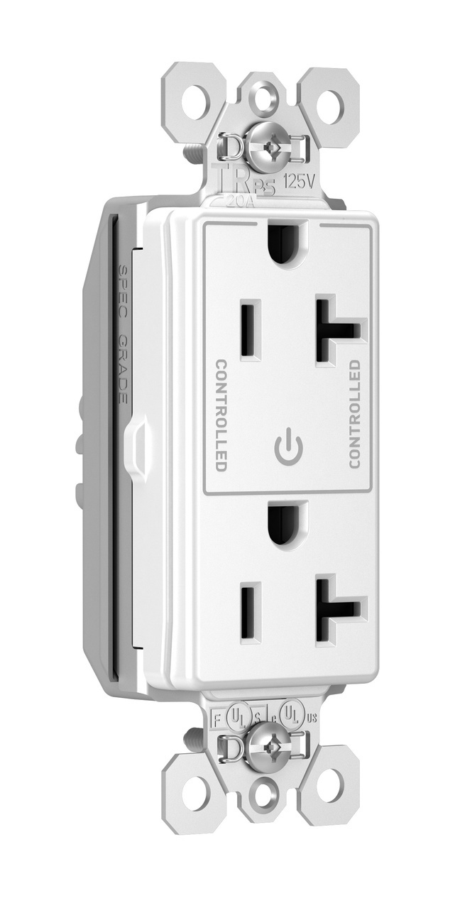 Pass & Seymour® PTTR26362SCCHW Straight Blade Receptacles