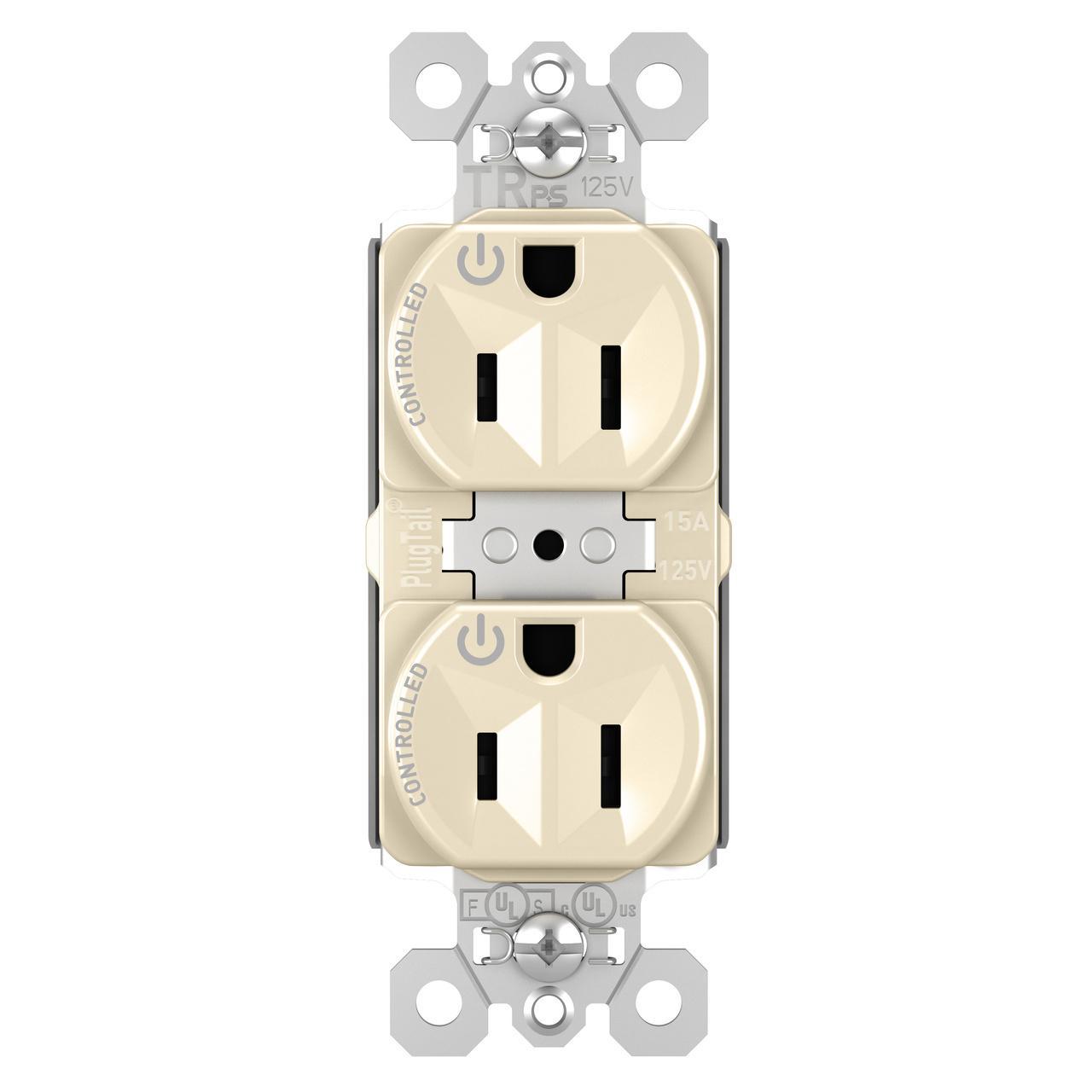 Pass & Seymour® PTTR5262CDLA Straight Blade Receptacles