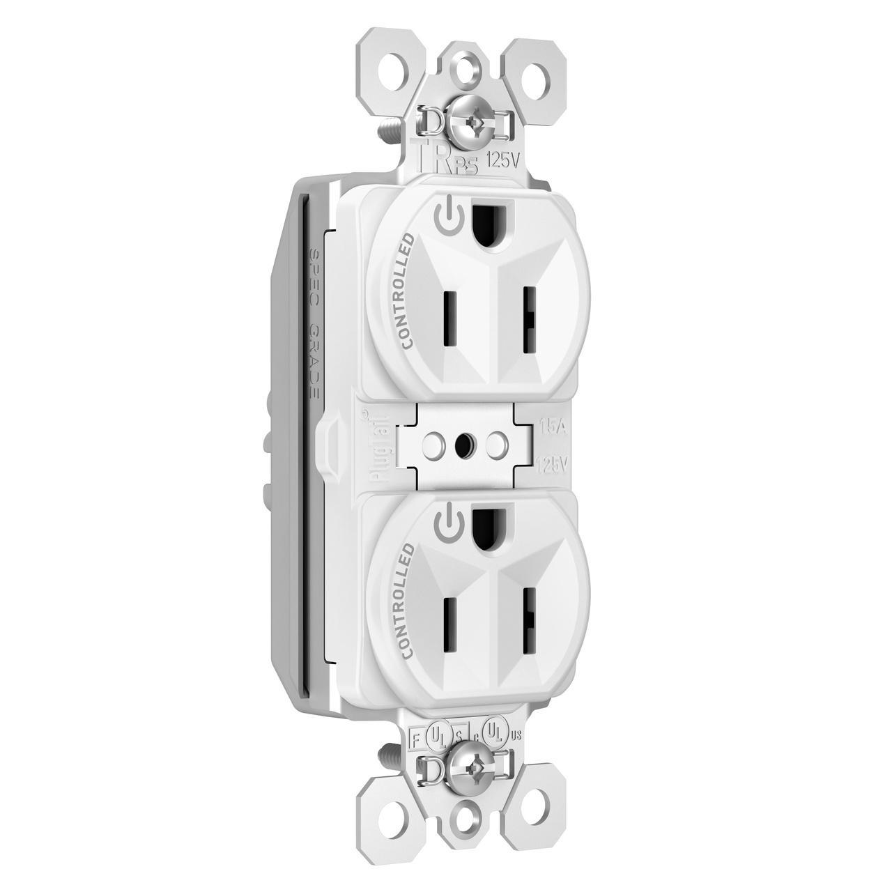 Pass & Seymour® PTTR5262CDW Straight Blade Receptacles