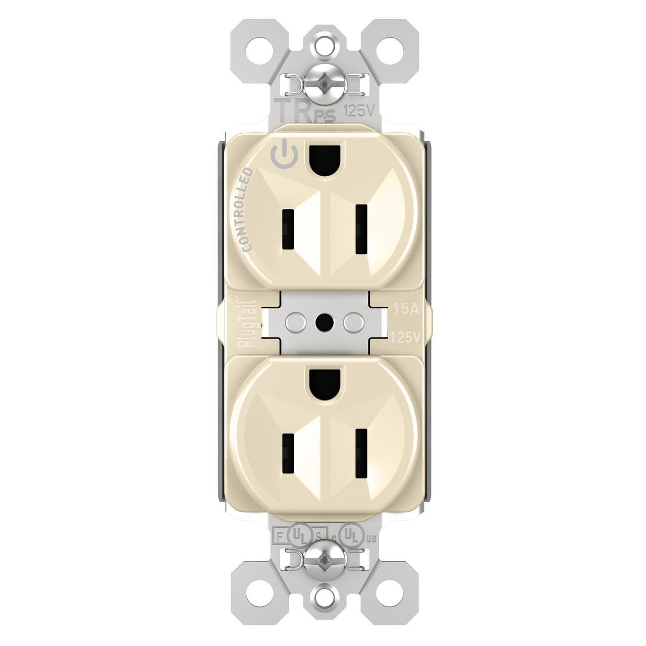 Pass & Seymour® PTTR5262SCCHLA Straight Blade Receptacles