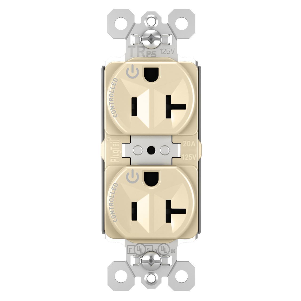 Pass & Seymour® PTTR5362CDI Straight Blade Receptacles