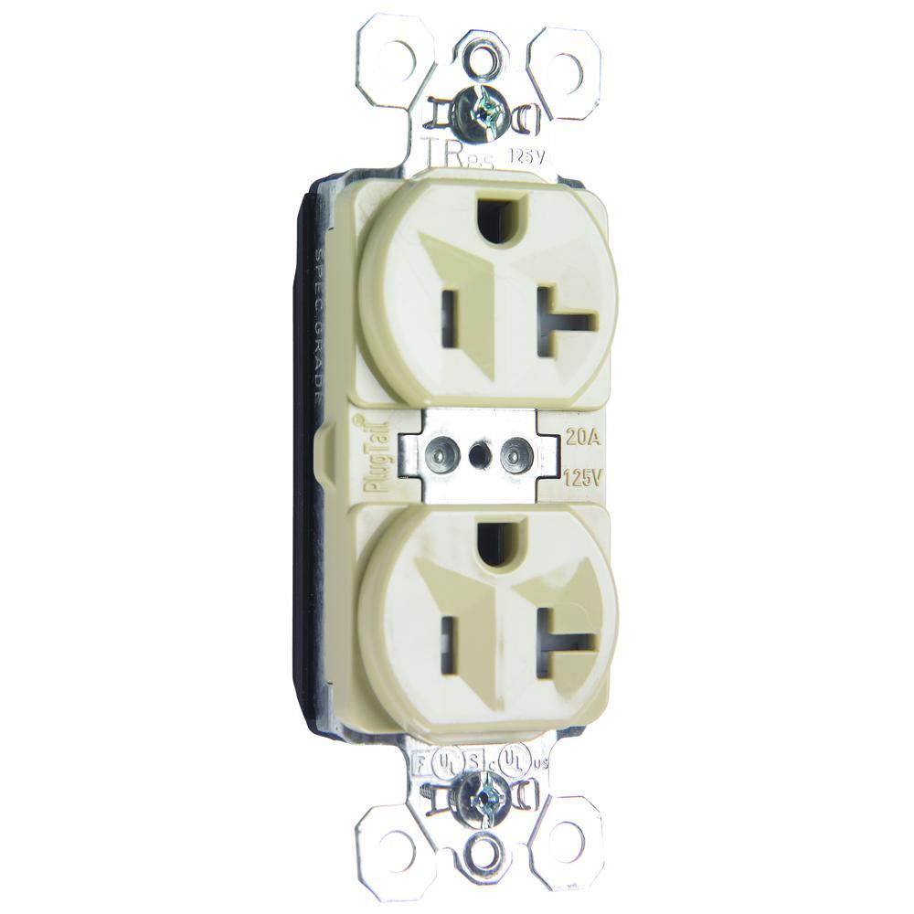 Pass & Seymour® PTTR5362I Straight Blade Receptacles