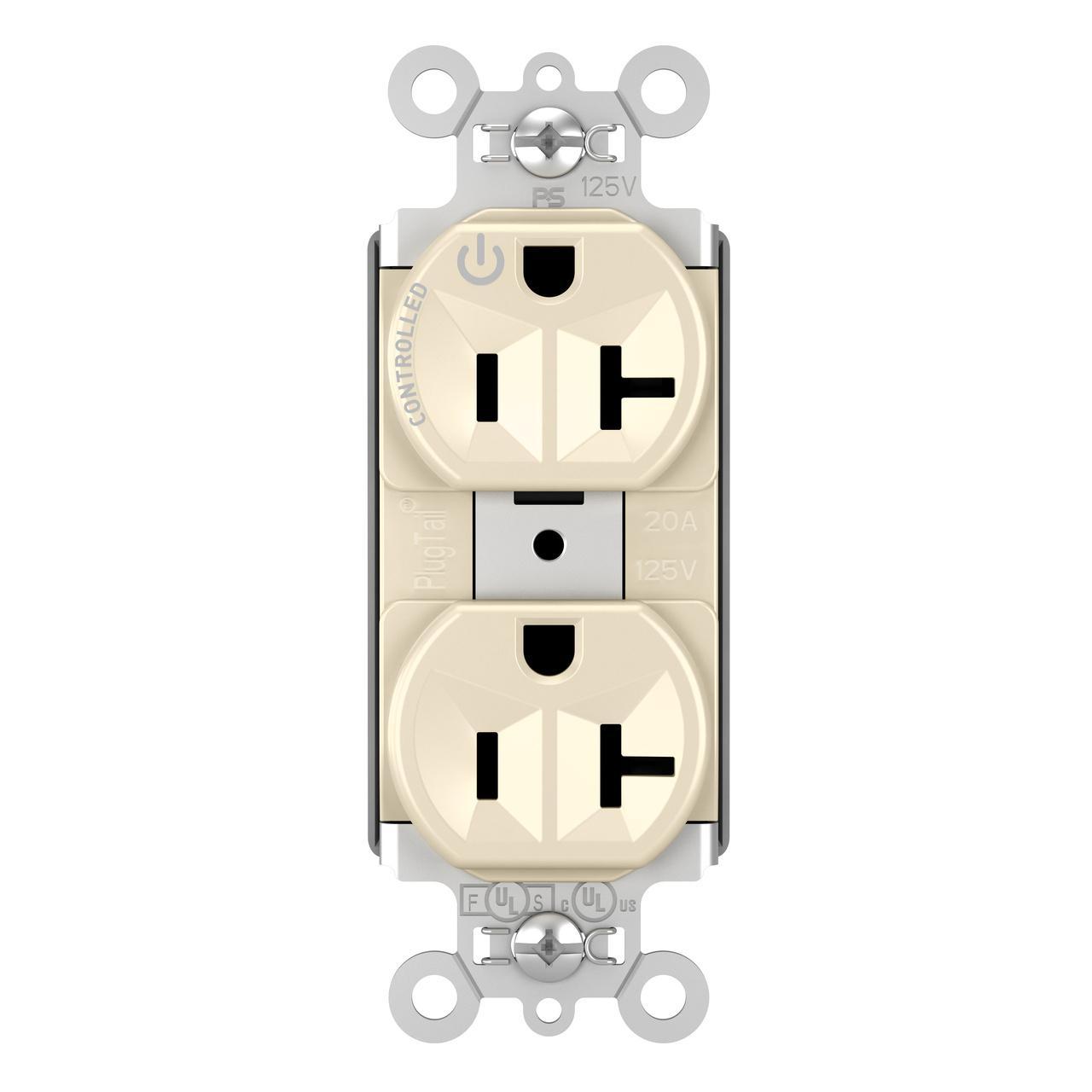 Pass & Seymour® PTTR5362SCCHLA Straight Blade Receptacles