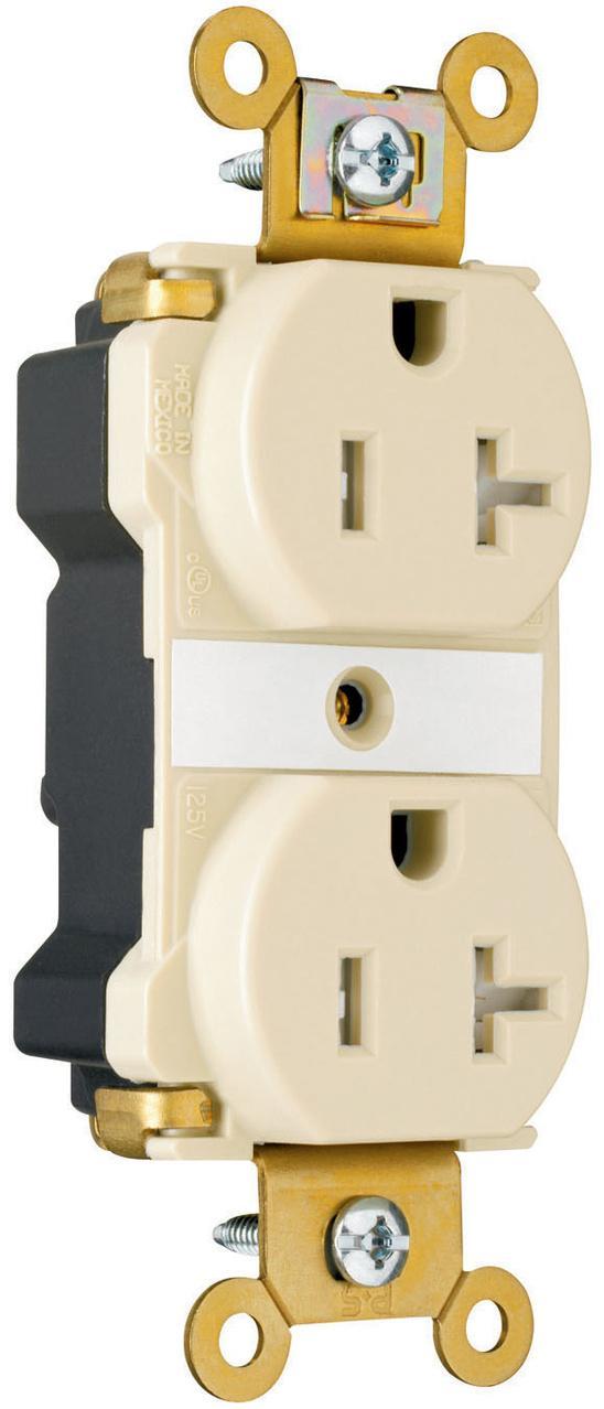 Pass & Seymour® PTTR63I Straight Blade Receptacles
