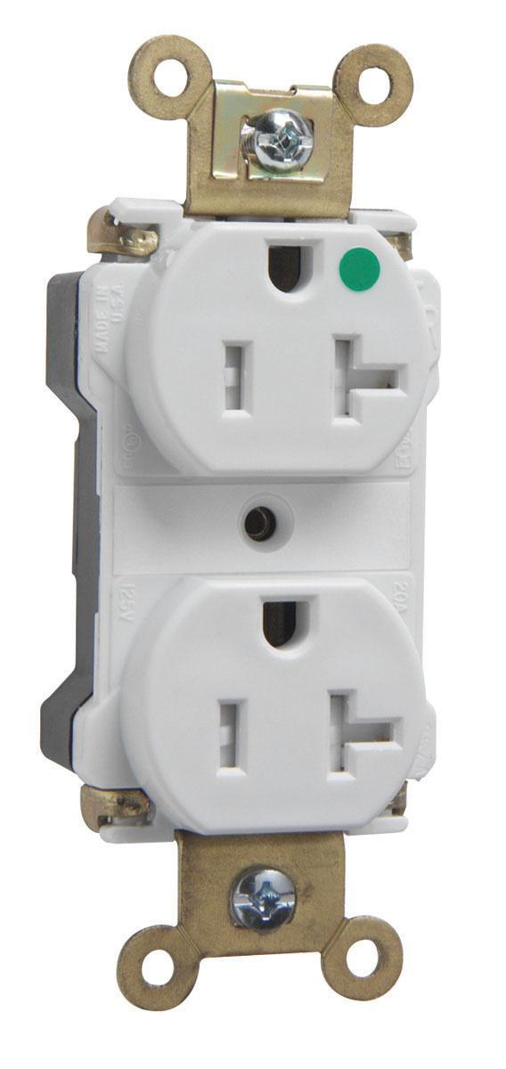 Pass & Seymour® PTTR63HW Straight Blade Receptacles