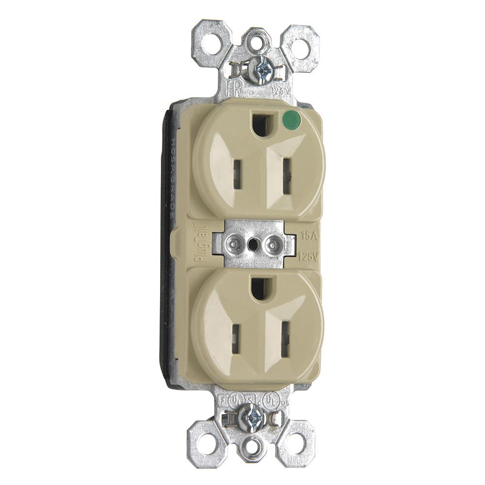 Pass & Seymour® PTTR8200I Straight Blade Receptacles