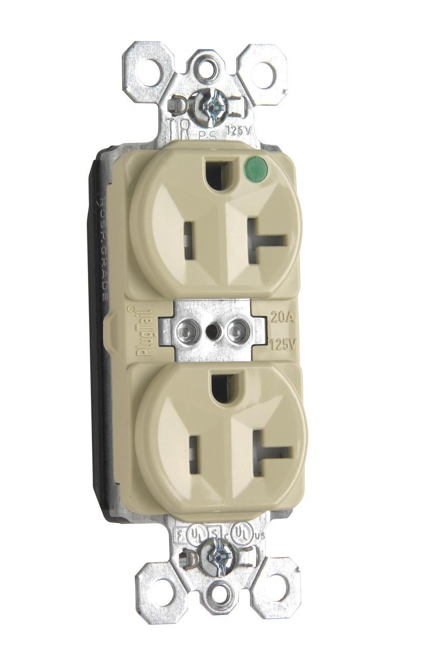 Pass & Seymour® PTTR8300I Straight Blade Receptacles