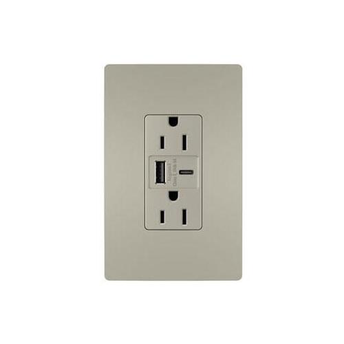 Pass & Seymour® R26USBAC6NICCV4 Receptacles & USB Ports