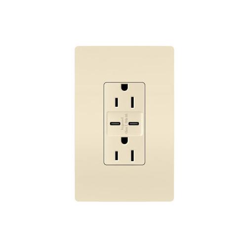 Pass & Seymour® R26USBCC6LA Receptacles & USB Ports