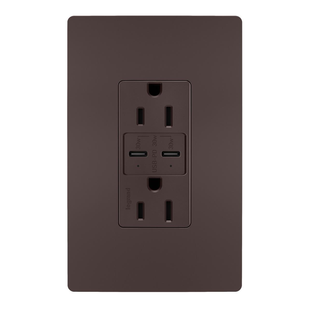 Pass & Seymour® R26USBPDDBCC6 Receptacles & USB Ports