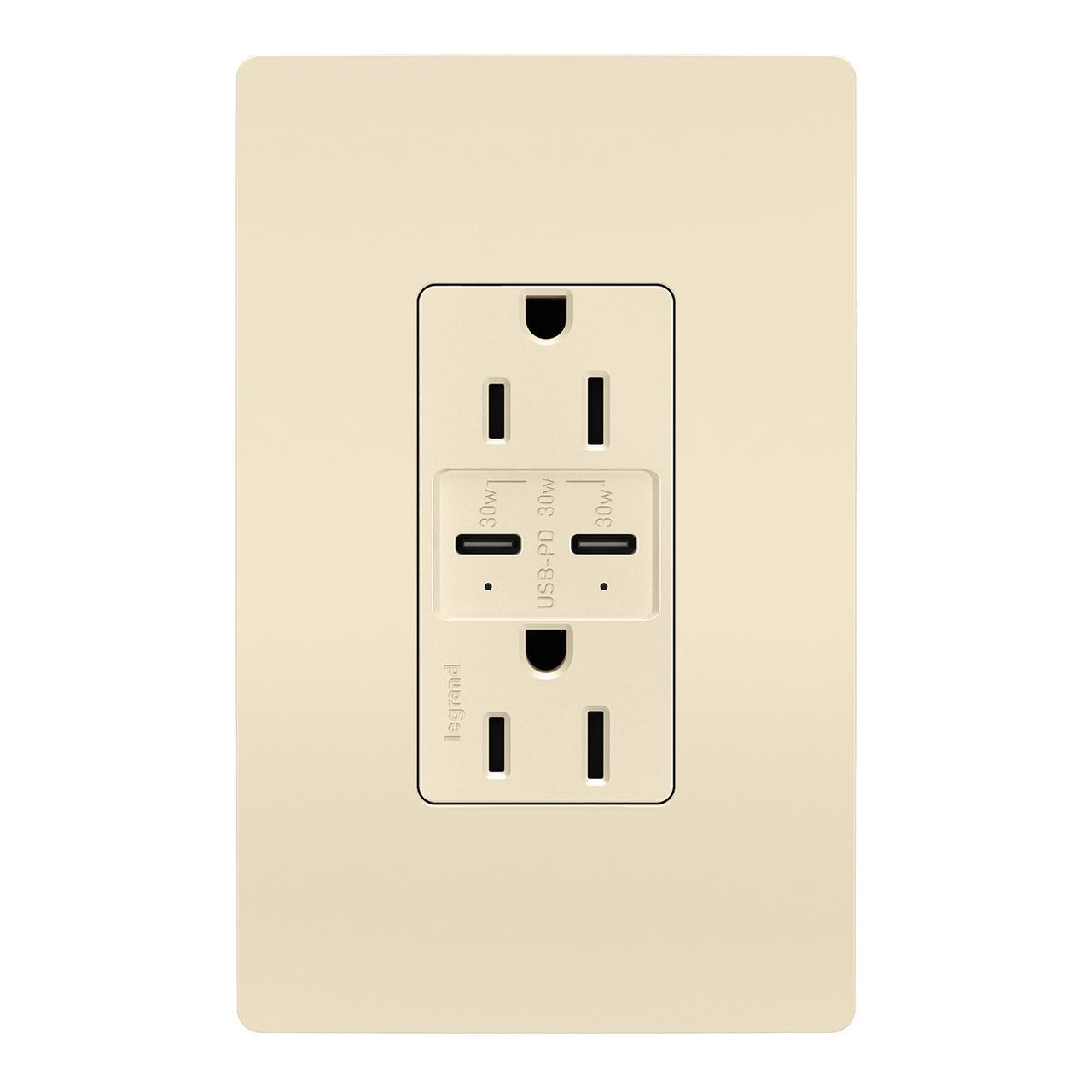 Pass & Seymour® R26USBPDLA Receptacles & USB Ports