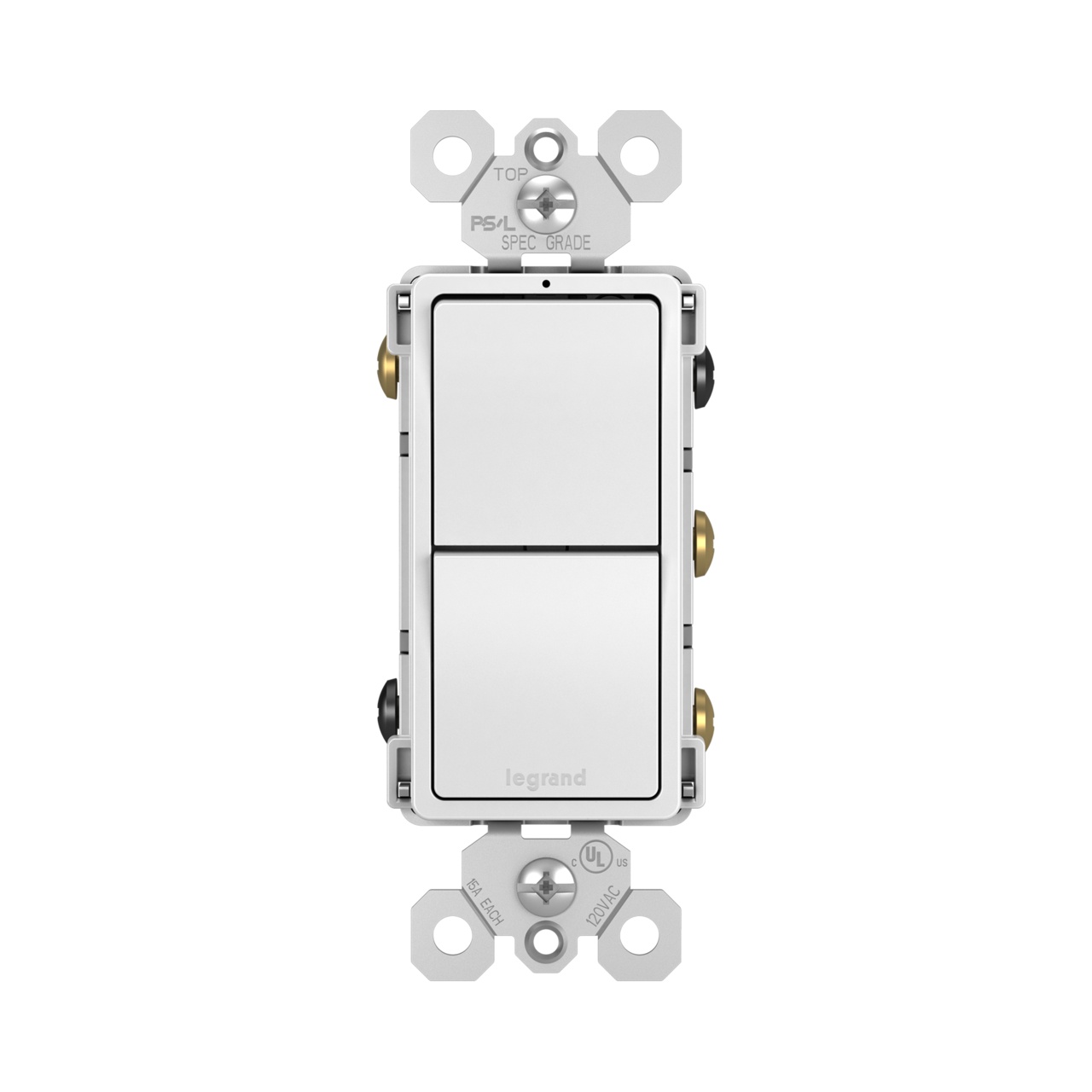 Pass & Seymour® RCD33W Combination Switches Decorative