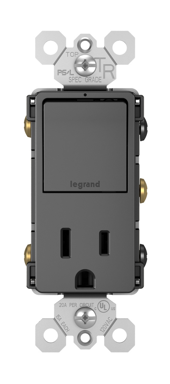 Pass & Seymour® RCD38TRBK Switches & Receptacles