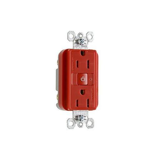 Pass & Seymour® RF26252CHRED Straight Blade Receptacles