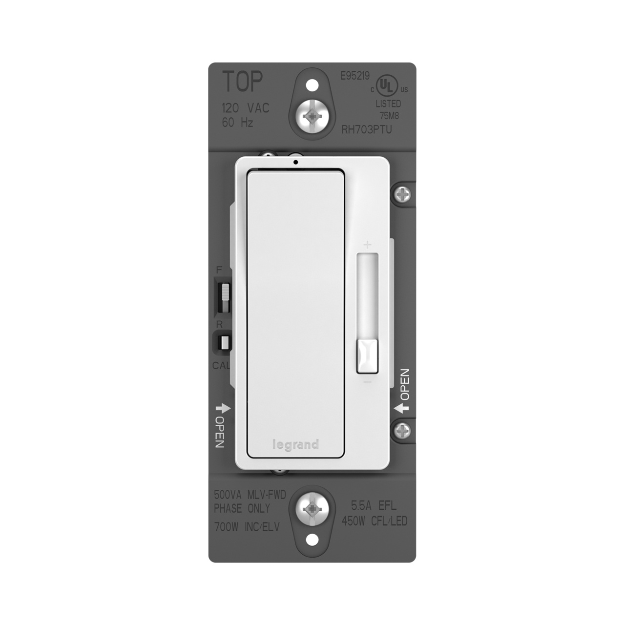 Pass & Seymour® RHLV703PW Low Voltage Dimmers