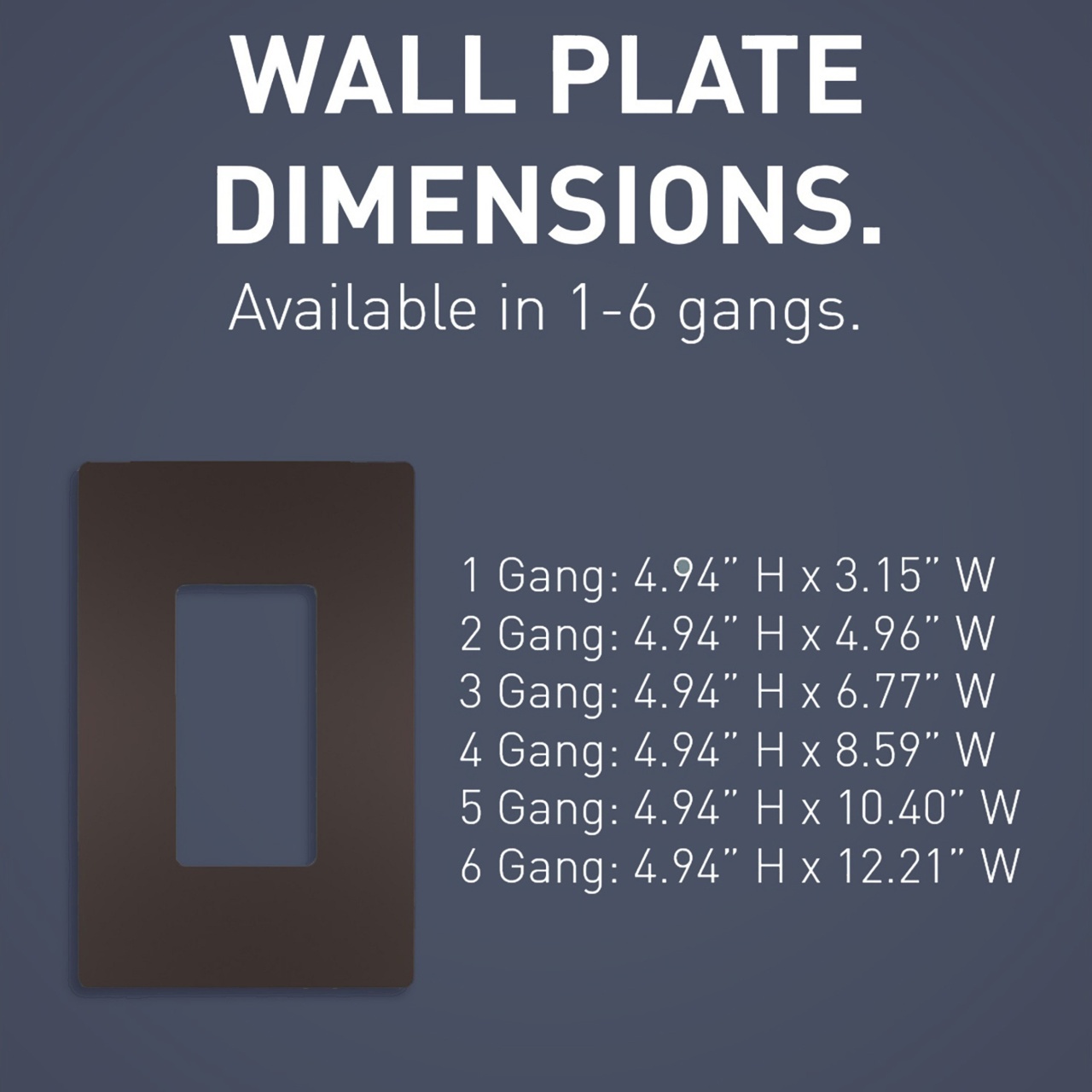 Pass & Seymour® RWP265DB Standard Wallplates