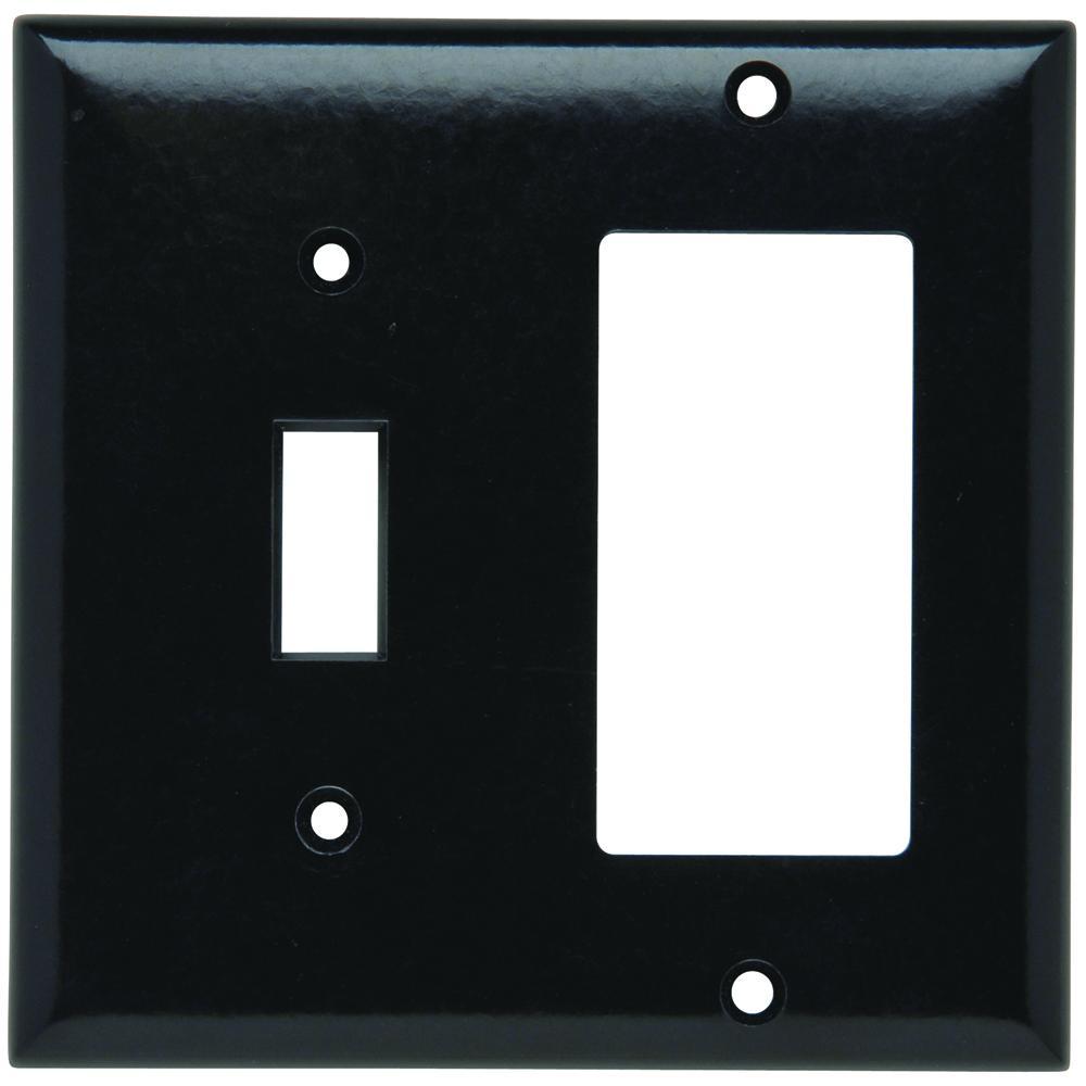 Pass & Seymour® SP126BK Combination Wallplates