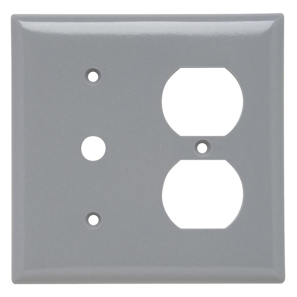 Pass & Seymour® SP128GRY Combination Wallplates