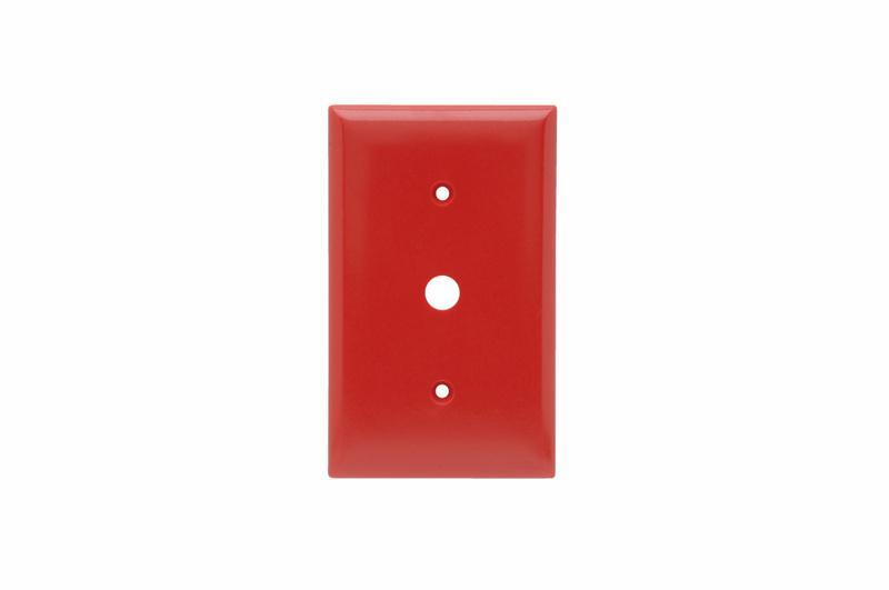 Pass & Seymour® SP12RED Coax/F-Connector Wallplates