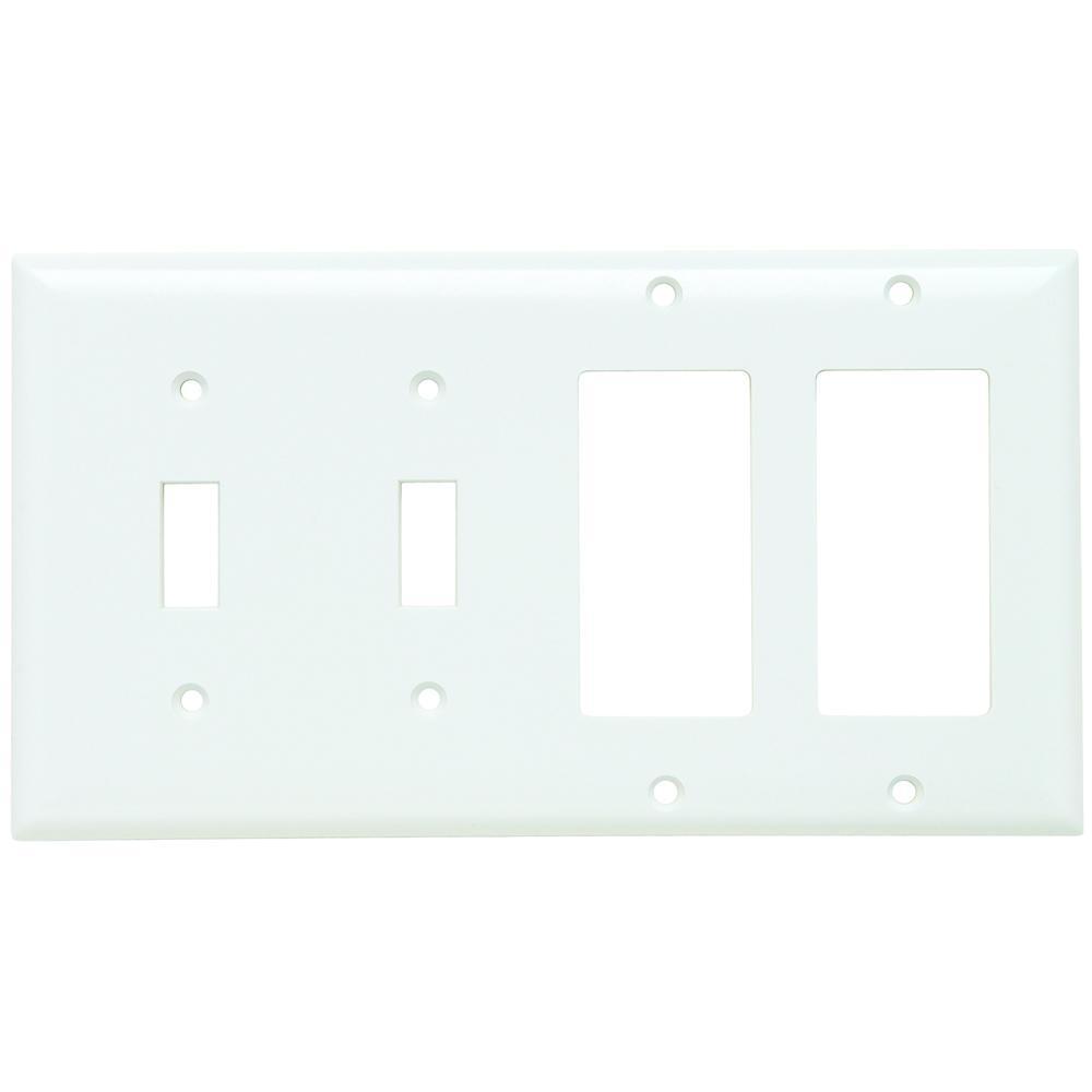 Pass & Seymour® SP2262W Combination Wallplates
