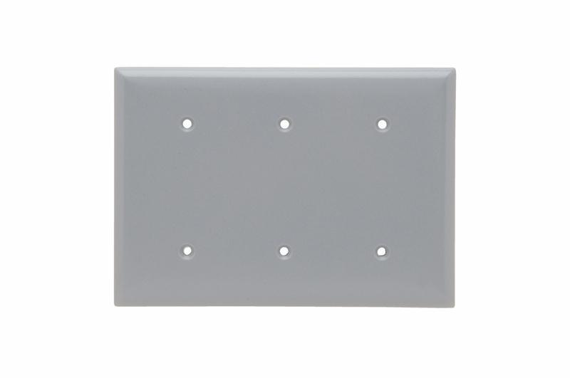 Pass & Seymour® SP33GRY Blank Wallplates