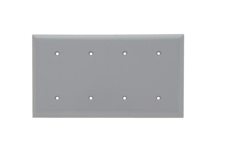 Pass & Seymour® SP44GRY Blank Wallplates