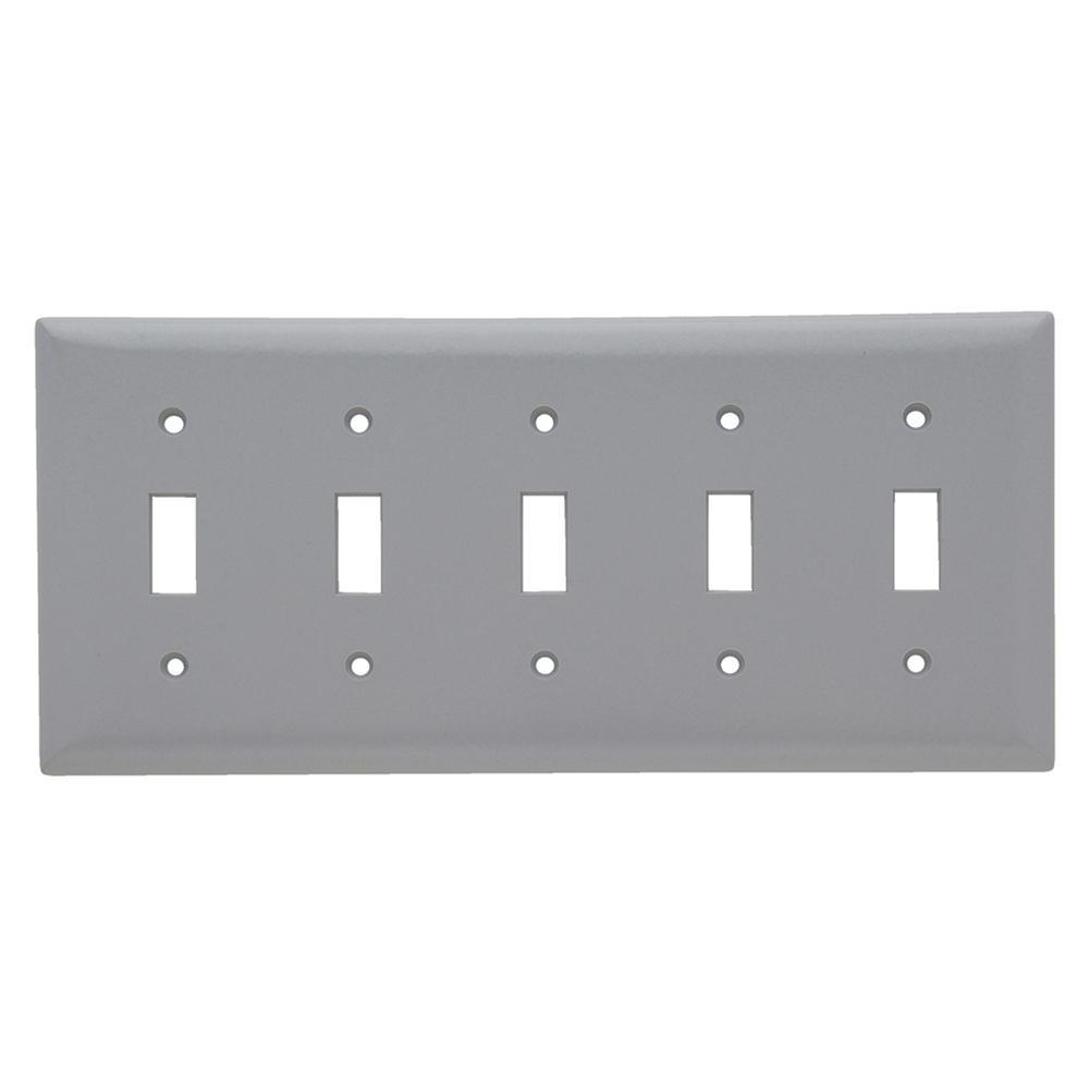 Pass & Seymour® SP5GRY Standard Wallplates