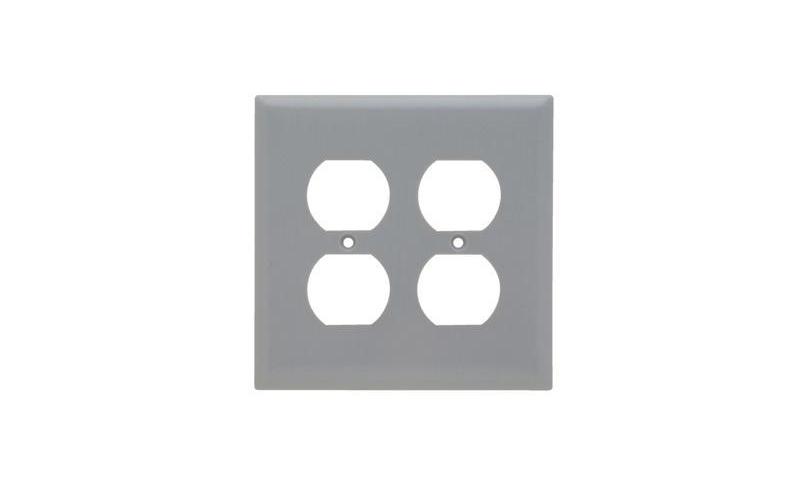 Pass & Seymour® SPJ82GRY Receptacle Wallplates