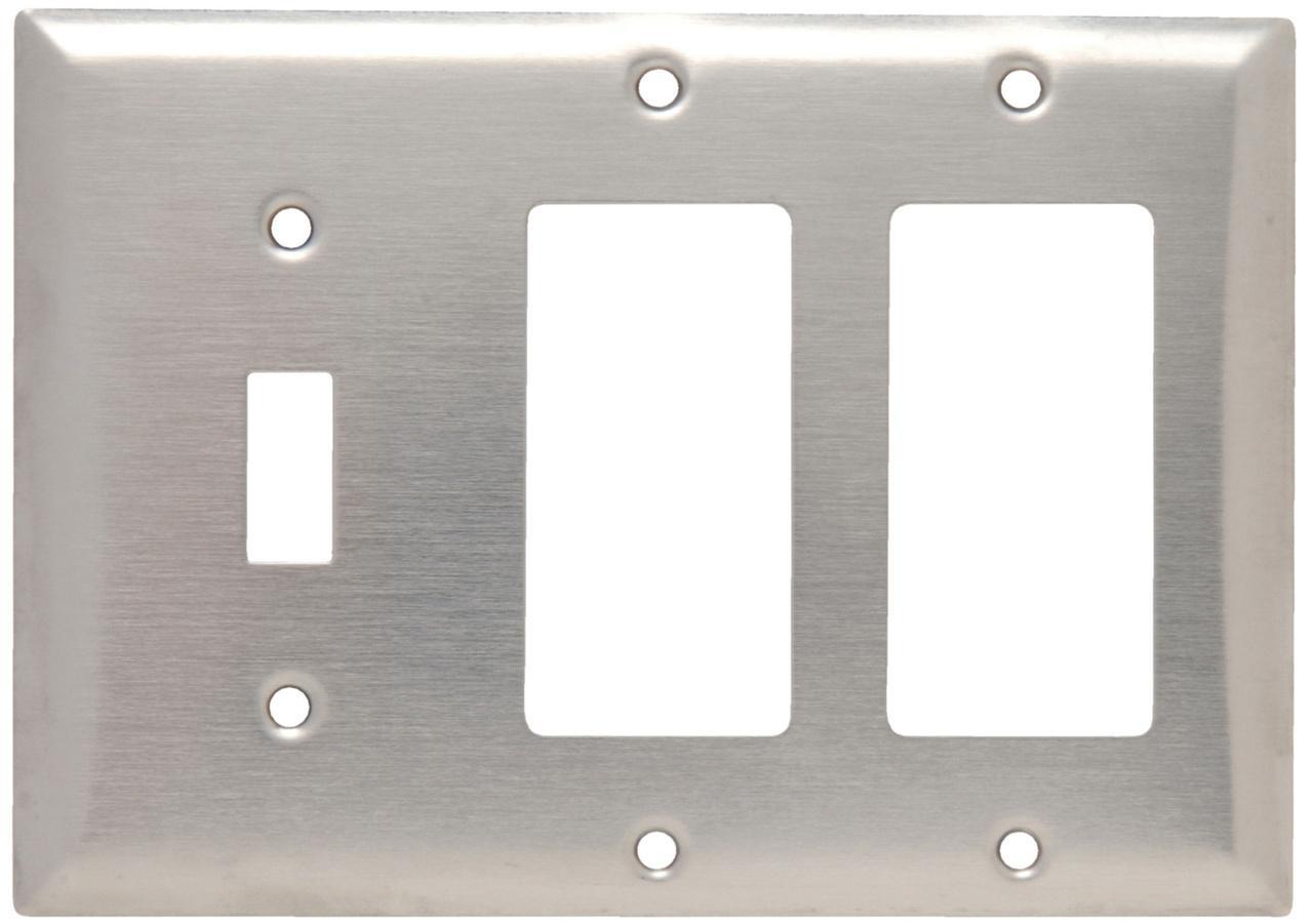 Pass & Seymour® SS1262 Combination Wallplates
