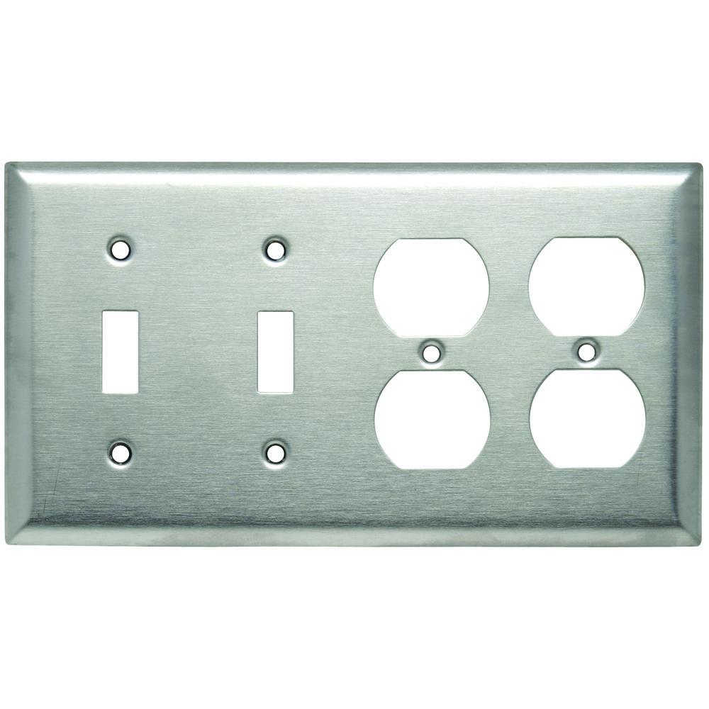 Pass & Seymour® SS282 Combination Wallplates