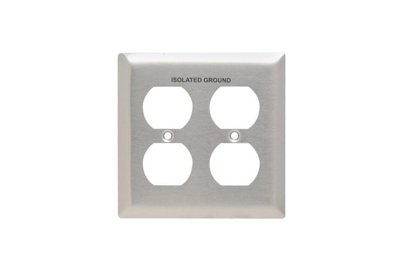 Pass & Seymour® SS82IG Receptacle Wallplates