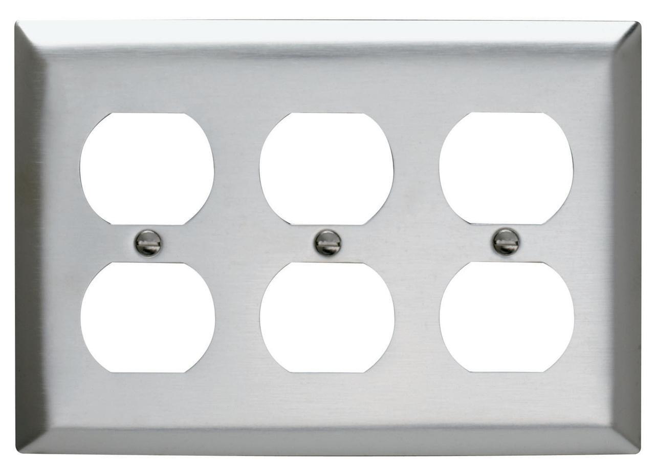 Pass & Seymour® SS83 Receptacle Wallplates