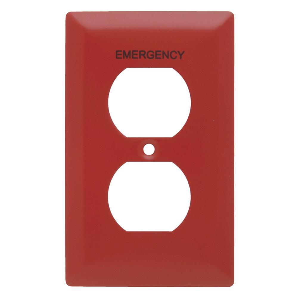 Pass & Seymour® SS8ERED Receptacle Wallplates