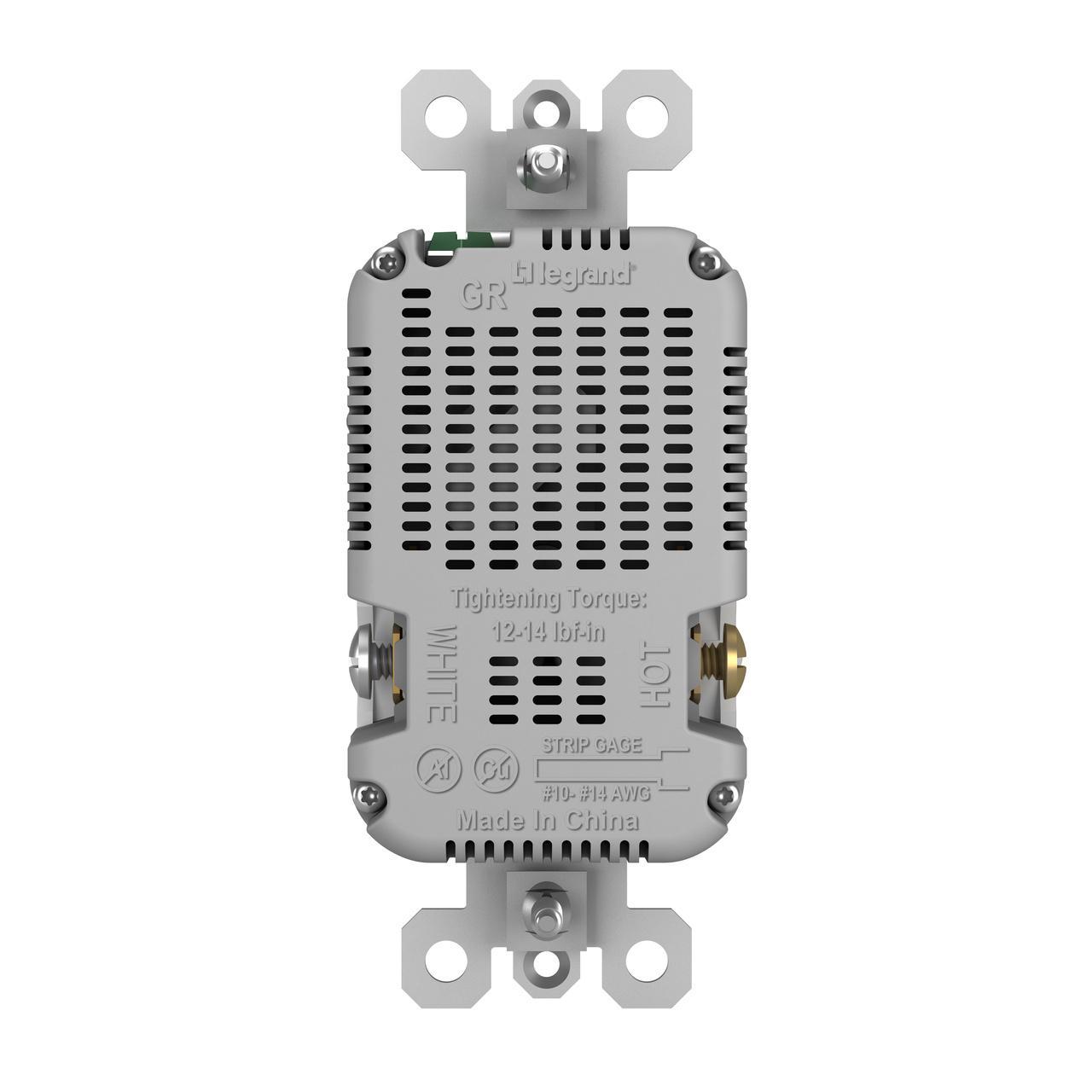 Pass & Seymour® TM826USBW Receptacles & USB Ports