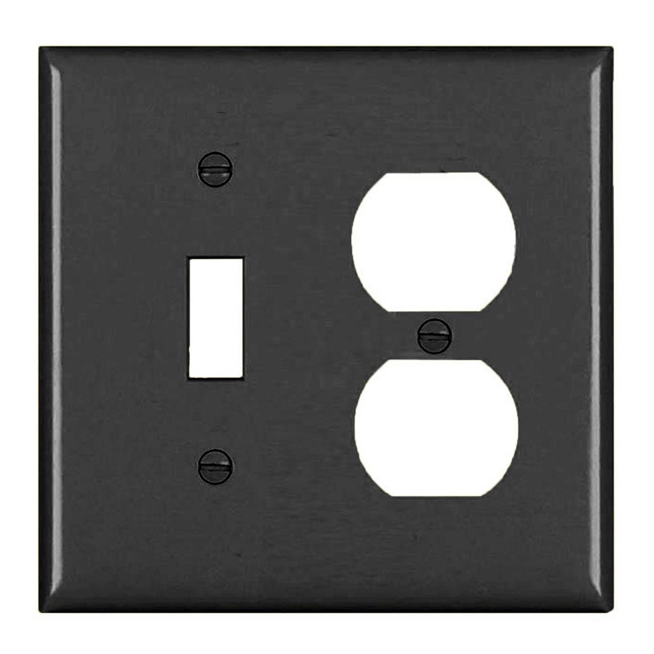 Pass & Seymour® TP18BK Combination Wallplates