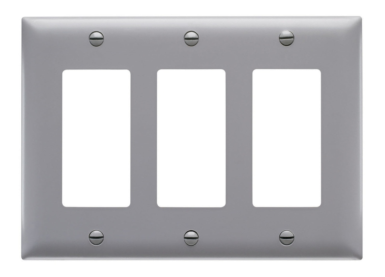 Pass & Seymour® TP263GRY Decorative Wallplates