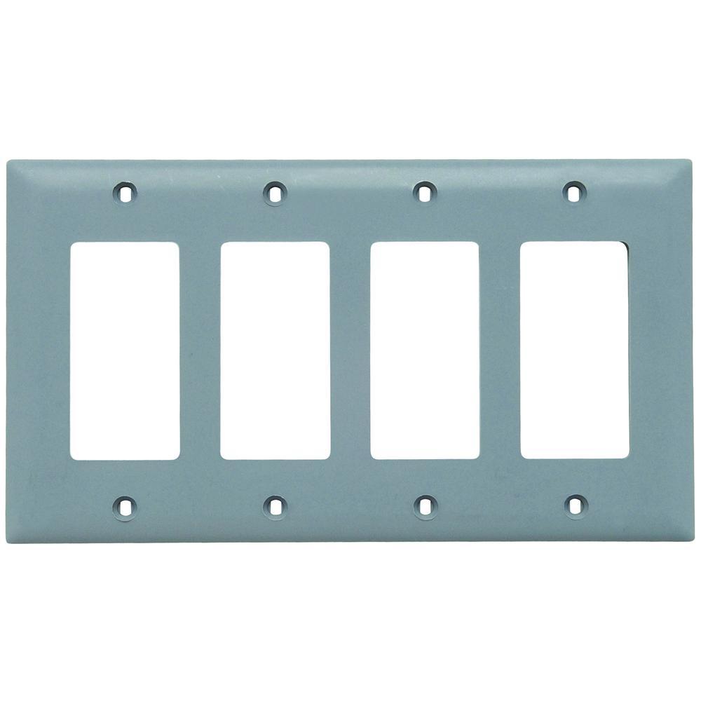 Pass & Seymour® TP264GRY Decorative Wallplates
